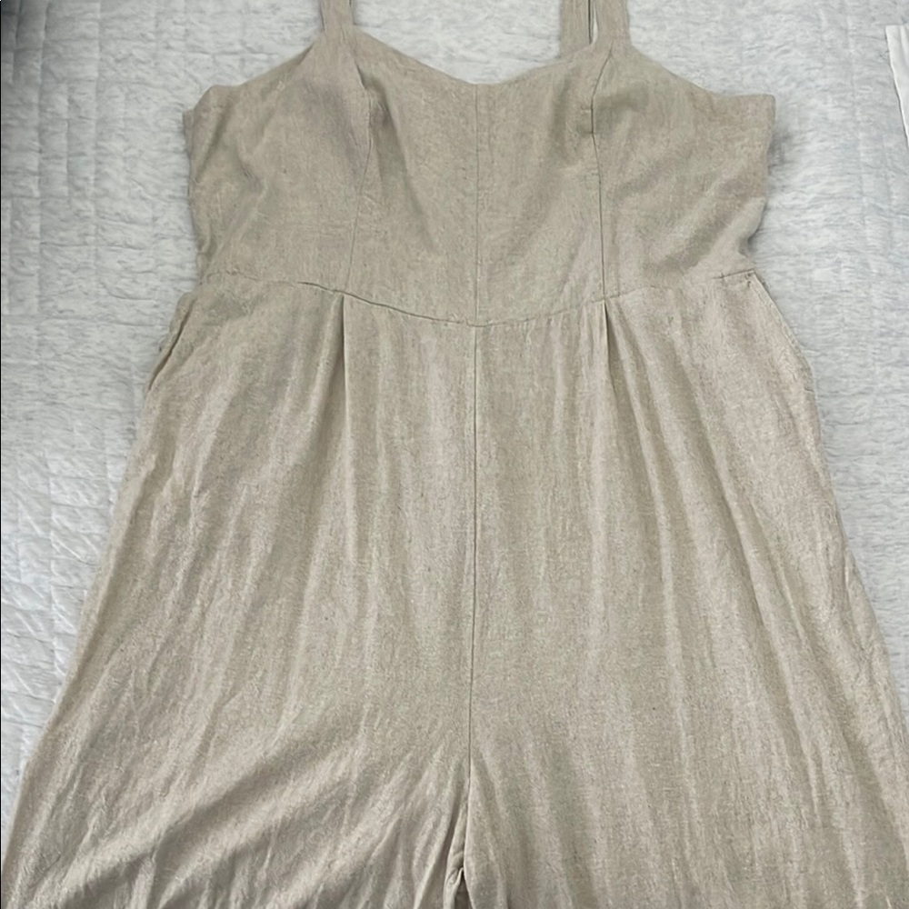 Old Navy Cream Jumpsuit